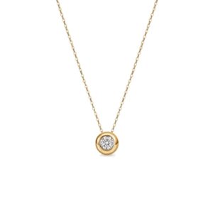 HEARTS ON FIRE DREAM SOLO PENDANT NECKLACE UU32668YGHV0151800