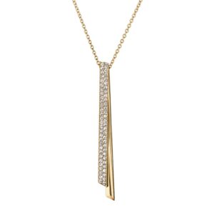 HEARTS ON FIRE INSIDE OUT DIAMOND FLIP DROP PENDANT UU30208YGHV0351800