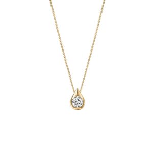 HEARTS ON FIRE LU SINGLE DIAMOND PENDANT NECKLACE UU31648YGHV0201700