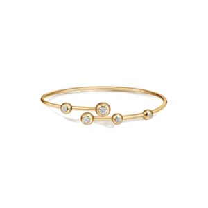 HEARTS ON FIRE DREAM FLOATING FLEXI BANGLE UU32408YGHV0455848
