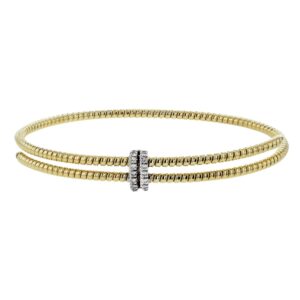 SIMON G. BEADED BANGLE IN 18K LB2452-Y