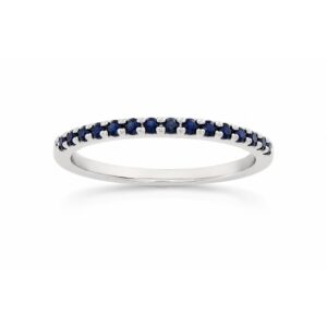 WHITE GOLD SAPPHIRE RING M6493