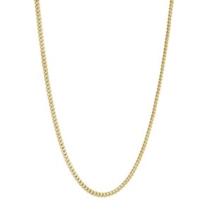 ITALGEM STEEL GOLD-IP CURB CHAIN SYN101-22