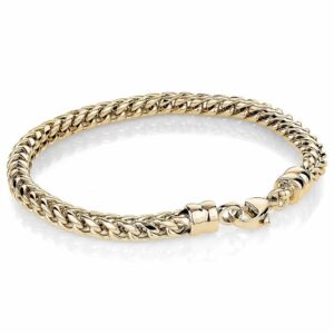 ITALGEM STEEL POLISHED ROUND-FRANCO BRACELET SMB211