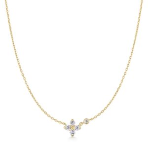 ANIA HAIE GOLD SPARKLING LUCKY CLOVER NECKLACE N074-04G