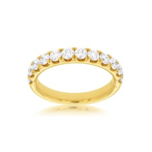 YELLOW GOLD DIAMOND BAND Y908N