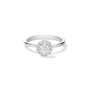 HEARTS ON FIRE VELA HALO RING UU2638PTGV21006500