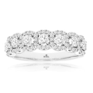 WHITE GOLD DIAMOND WEDDING BAND WC9327D