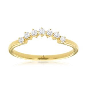 YELLOW GOLD DIAMOND RING H1124D