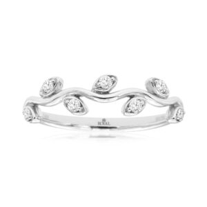 WHITE GOLD DIAMOND WEDDING BAND WH1475D