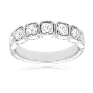 WHITE GOLD DIAMOND WEDDING BAND WC8967D
