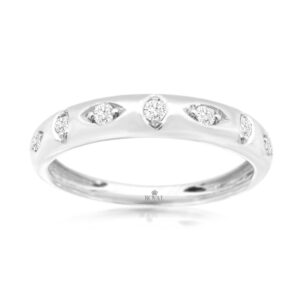WHITE GOLD DIAMOND WEDDING BAND WH3582D