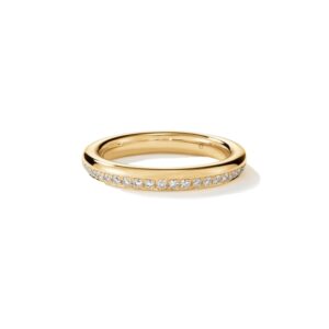 HEARTS ON FIRE BARRE PAVE BAND UU28428YGHV0156500