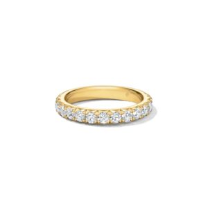 HEARTS ON FIRE VELA FRENCH CUT PAVE BAND UU26428YGHV1006500