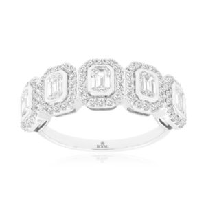 WHITE GOLD DIAMOND WEDDING BAND WH2514D