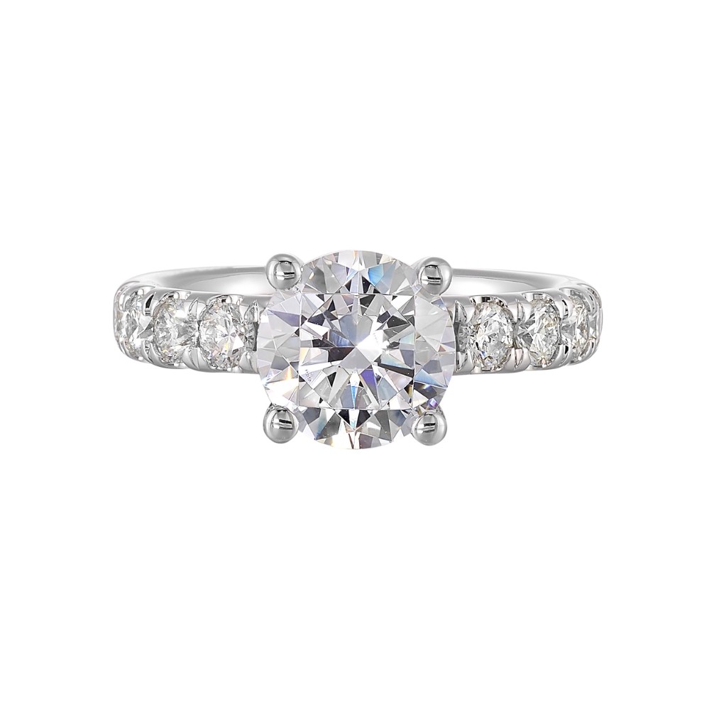 WHITE GOLD DIAMOND ENGAGEMENT SEMI-MOUNT W5721RN200SM-4WB
