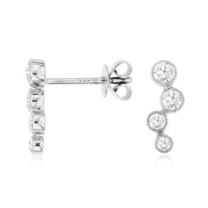 WHITE GOLD DIAMOND EARRINGS WC9546D