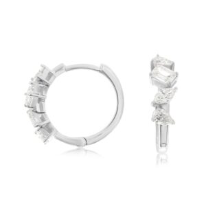 WHITE GOLD DIAMOND EARRINGS WH4130D