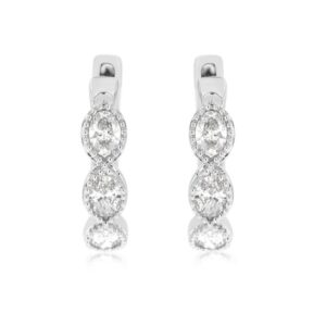 WHITE GOLD DIAMOND EARRINGS WH2394D
