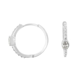 WHITE GOLD DIAMOND EARRINGS WH4073D