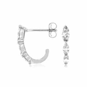 WHITE GOLD DIAMOND EARRINGS WH1988D