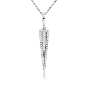 WHITE GOLD DIAMOND PENDANT WC8660D