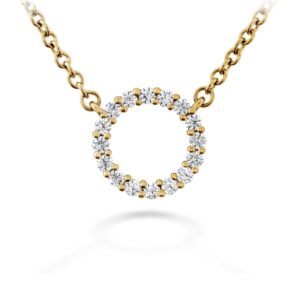 HEARTS ON FIRE SIGNATURE CIRCLE PENDANT - SMALL HFPSIGC00128Y