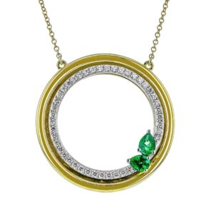 SIMON G. EMERALD & DIAMOND NECKLACE LP5220