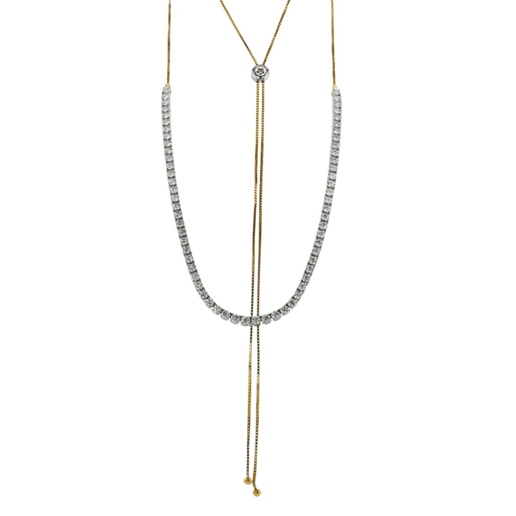 SIMON G. ADJUSTABLE NECKLACE IN 18K LP2402