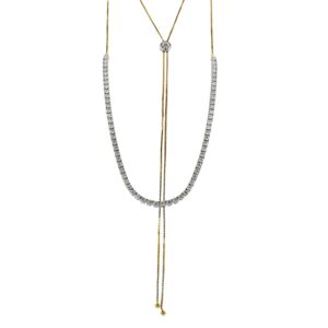 SIMON G. ADJUSTABLE NECKLACE IN 18K LP2402