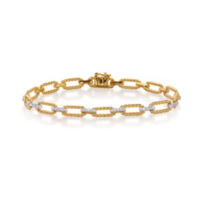 YELLOW GOLD DIAMOND BRACELET B4501YG