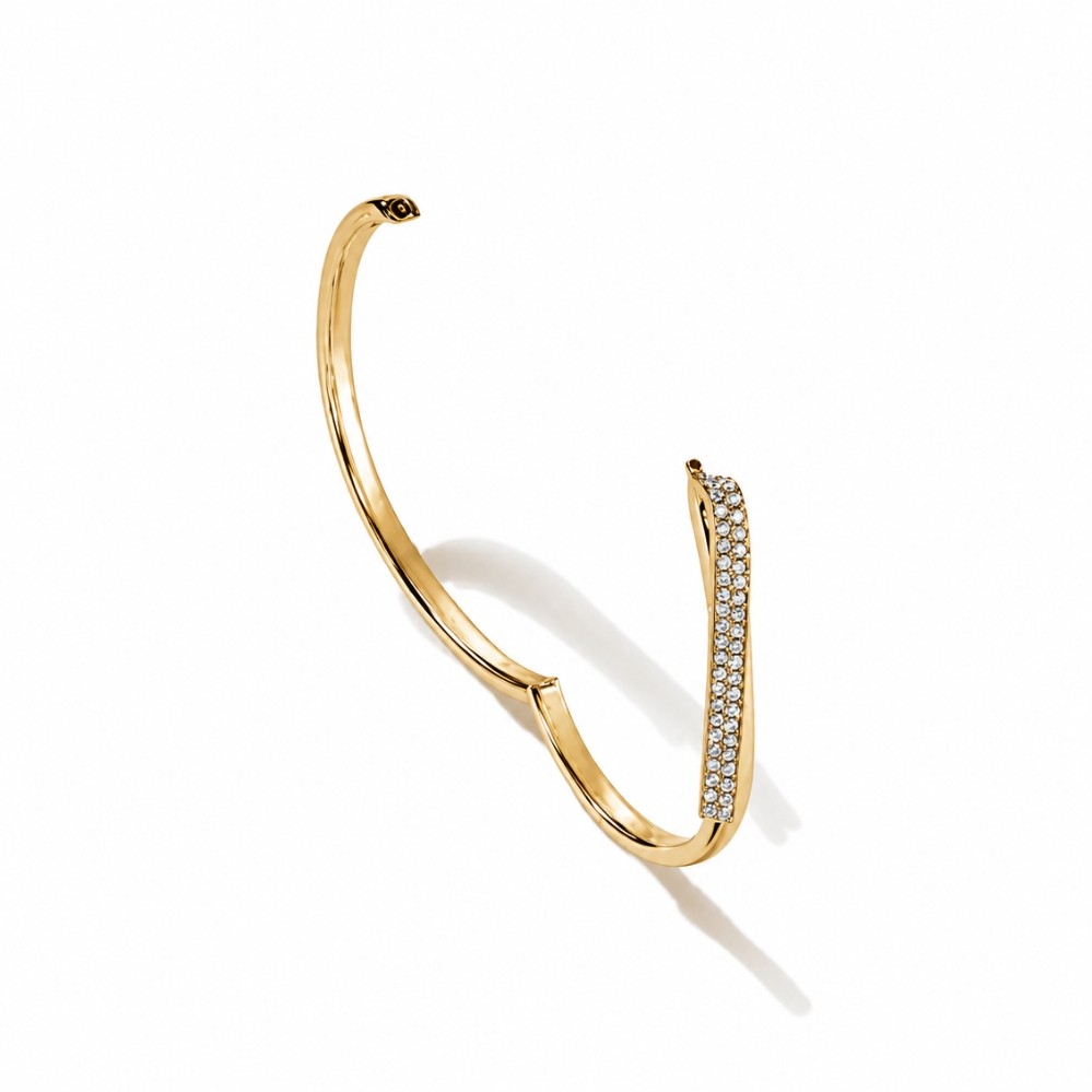 HEARTS ON FIRE INSIDE OUT DIAMOND FLIP BANGLE UU29598YGHV0805847