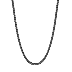 ITALGEM STEEL ROUND FRANCO NECKLACE SBN24-M-22