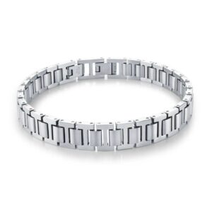 ITALGEM STEEL POLISHED WATCH LINK BRACELET SMB847-GO