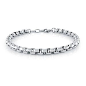 ITALGEM STEEL ROUND-BOX BRACELET SMB504