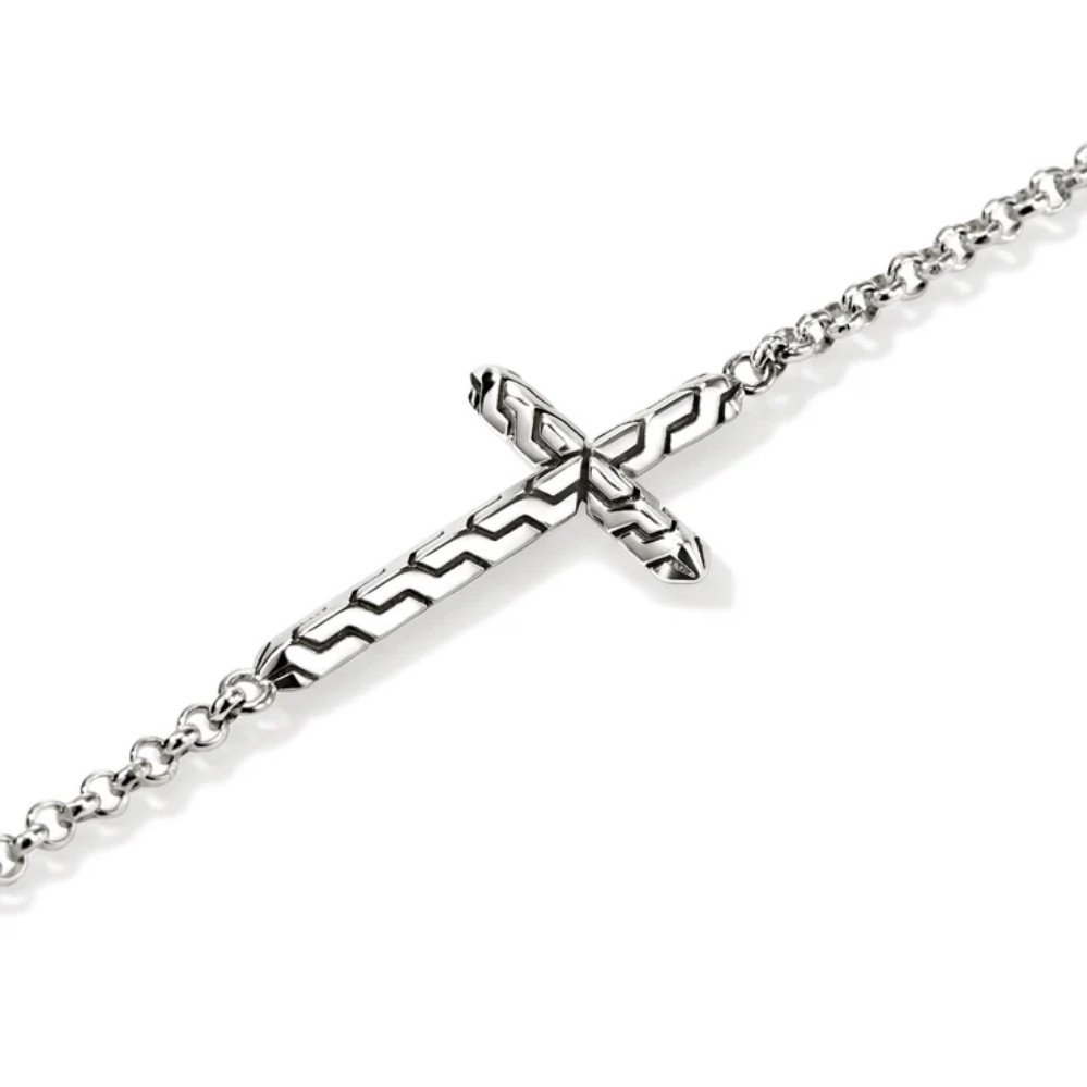 JOHN HARDY ESSENTIAL CROSS BRACELET BU98941XUM