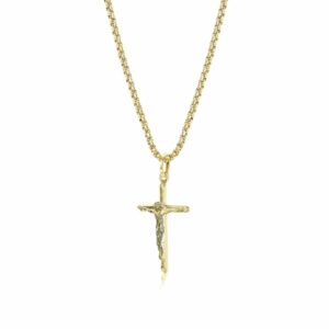 ITALGEM STEEL SIMPLE CRUCIFIX CROSS PENDANT SC160