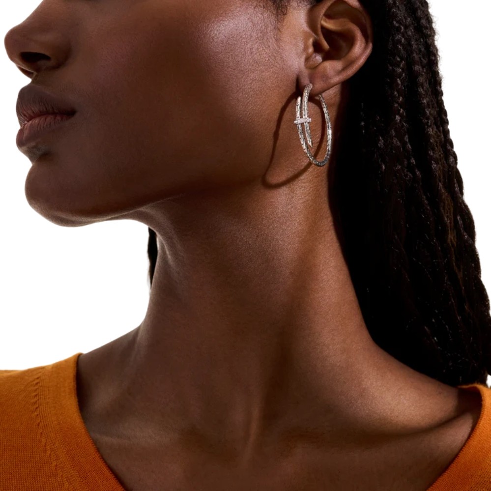 JOHN HARDY SPEAR HOOP EARRINGS EBP9012472DI