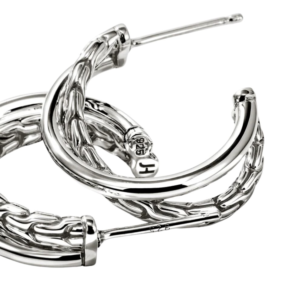 JOHN HARDY ESSENTIAL CROSSOVER EARRINGS EB98714