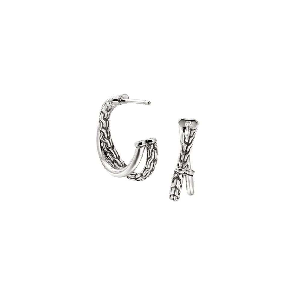 JOHN HARDY ESSENTIAL CROSSOVER EARRINGS EB98714