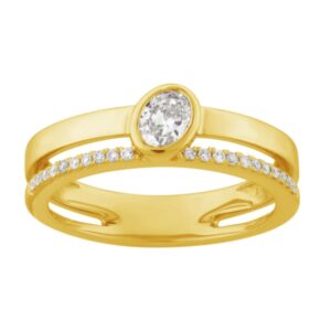 YELLOW GOLD DIAMOND RING D5232YG