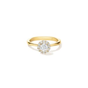 HEARTS ON FIRE VELA HALO RING UU26388YGV20706500