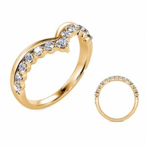 YELLOW GOLD DIAMOND RING D5196YG