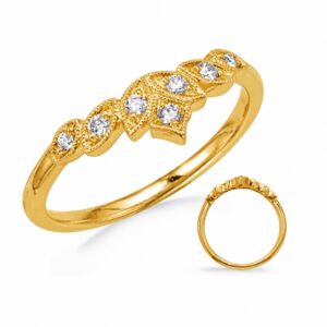 YELLOW GOLD DIAMOND BAND D4793YG
