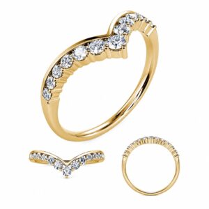 YELLOW GOLD DIAMOND RING D5022YG