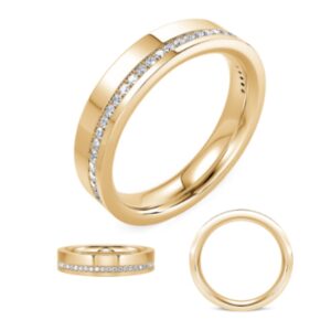 YELLOW GOLD DIAMOND RING D5024YG