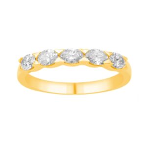 YELLOW GOLD DIAMOND RING D4907YG