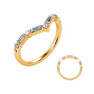 YELLOW GOLD DIAMOND RING D4958YG