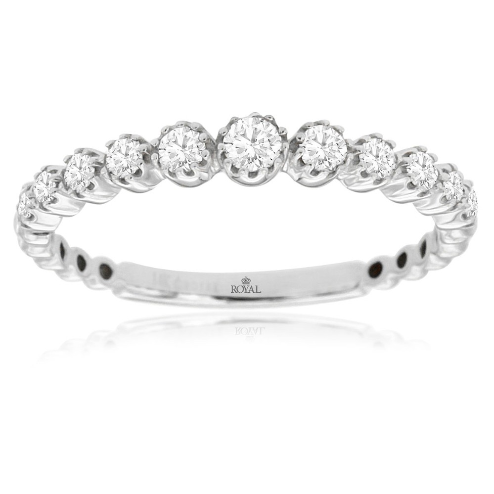WHITE GOLD DIAMOND WEDDING BAND WC9750D