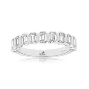 WHITE GOLD DIAMOND WEDDING BAND WH1715D